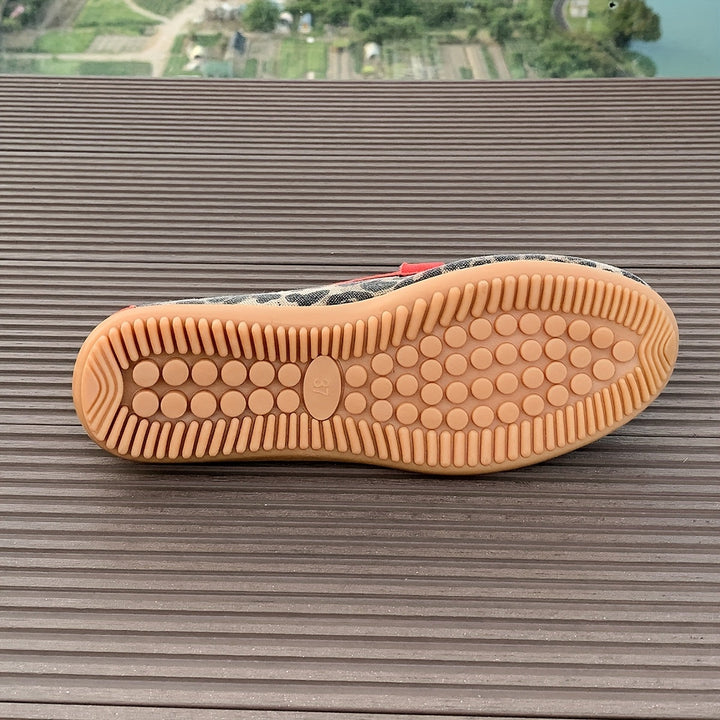 Aimee™ | Mocassin Léopard Rouge